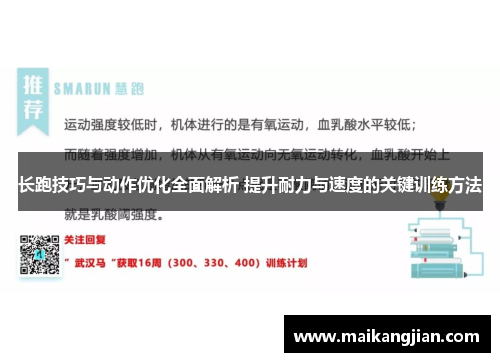 长跑技巧与动作优化全面解析 提升耐力与速度的关键训练方法